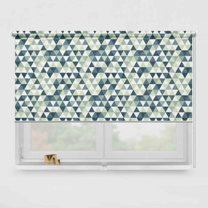 Triangle Pattern Printed Curtain (Block out Style)