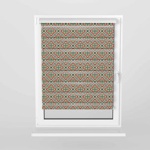 Mandala Pattern Printed Curtain (Zebra Style)