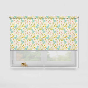 Grass Pattern Printed Curtain (Block out Style)