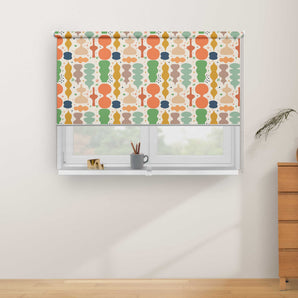 Shapes Pattern Printed Curtain (Block out Style)